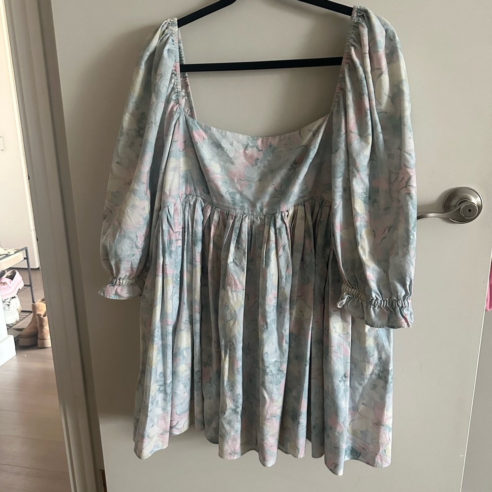 Selkie Pastel Floral Mini Dress - Picture 5 of 5